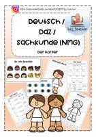 Vorschau - Arbeitsblätter - Materialpaket: Mein Körper - Deckblatt