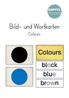 Vorschau - Bildkarten - Bild-und Wortkarten "Colours" - Deckblatt