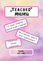 Vista previa - Para docentes: organización, planificación y formación - Agenda Molona para Profes ¡Colores, Diseño y Organización Total! - página 1
