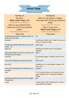 Vorschau - Arbeitsblätter - School things (Tandem Sheet) - Seite 3