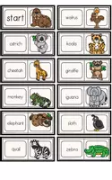 Vorschau - Spiele - zoo animals - Dominoes - Seite 1