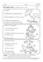 Vista previa - Hojas de trabajo - Lesen und Malen Herbst Deutsch / Alemán primaria - página 2