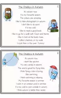 Vorschau - Arbeitsblätter - The Chalkys in Autumn - Reading Task Cards - Seite 2