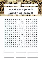 Vorschau - Spiele - Crossword puzzle - English adjectives - Deckblatt