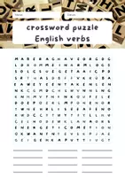Vorschau - Spiele - Crossword puzzle - English verbs - Deckblatt