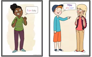 Vorschau - Arbeitsblätter - Personal Pronouns - Stations - Seite 1