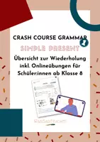 Vorschau - Arbeitsblätter - Crash Course Grammar: 01 simple present - Deckblatt