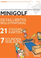 Vorschau - Stundenentwürfe - Minigolf - erprobte Stationskarten, Stundenbeschreibungen, Laufzettel & mehr! - Deckblatt