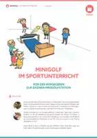 Vorschau - Stundenentwürfe - Minigolf - erprobte Stationskarten, Stundenbeschreibungen, Laufzettel & mehr! - Seite 1