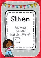 Vorschau - Unterrichtsreihen - Silben zählen - Puzzlemappen - Seite 1