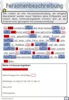 Vorschau - Arbeitsblätter - Personenbeschreibung überarbeiten und verbessern - Seite 1