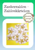 Vorschau - Bildkarten - Zauberzahlen Zahlenkärtchen mit Sternen - Deckblatt