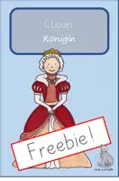 Vorschau - selbst erstellte Cliparts/Grafiken - Clipart Königin freebie queen - Deckblatt