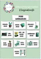 Vorschau - Merkblätter - Klassendienste - Deckblatt