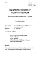 Vorschau - Unterrichtsreihen - Mini-Theaterstück: Ein ganz besonderer Weihnachtsbaum (Weihnachtsfeiern gestalten - Modul 1) - Seite 3