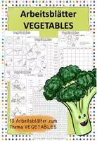 Vorschau - Arbeitsblätter - Materialpaket XXL Vegetables - Seite 1