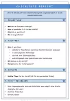 Vorschau - Arbeitsblätter - Deutsch: Merkblätter für den Deutschunterricht - Materialpaket Vorlagen und Checklisten - Seite 1
