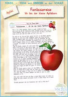 Vorschau - Lehrpläne/Lehrermaterial - Apfel | Fantasiereise - Ich bin der kleine Apfelkern - Deckblatt