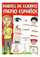 Vorschau - Spiele - partes del cuerpo Memo Spanisch - Deckblatt