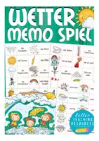 Vorschau - Spiele - Wetter Spiel Deutsch (Wortschatz) - Deckblatt