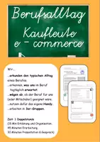 Vorschau - Arbeitsblätter - Kaufleute e-commerce - Einfühlen in den Alltag - Deckblatt