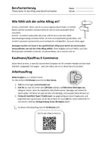 Vorschau - Arbeitsblätter - Kaufleute e-commerce - Einfühlen in den Alltag - Seite 1