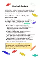 Vorschau - Fördermaterial/Inklusion - Neue Idee: Abschreib Bonbons - Deckblatt