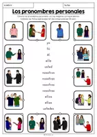 Vorschau - Arbeitsblätter - Los pronombres personales - Die Personalpronomen - Seite 1