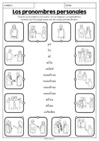 Vorschau - Arbeitsblätter - Los pronombres personales - Die Personalpronomen - Seite 2