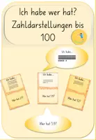 Vorschau - Spiele - Ich habe wer hat Zahldarstellung (2.Klasse) - Deckblatt