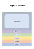 Vorschau - Mal- und Bastelvorlagen - Flipbook Vorlage für den Unterricht - Seite 1