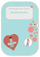 Vorschau - Arbeitsblätter - Hörgeschädigte und Rufmethoden - DGS / Hörgeschädigtenkunde - Deckblatt