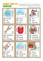 Vorschau - Spiele - Don´t say it! Winter Englisch - Seite 1