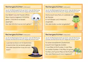Vorschau - Arbeitsblätter - Rechengeschichten ZR20 Halloween - Seite 3