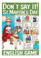 Vorschau - Spiele - Don´t say it! Martinstag Englisch - Deckblatt