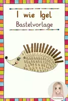 Vorschau - Stationenlernen - I wie Igel - Bastelvorlage - Deckblatt