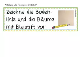 Vorschau - Stundenentwürfe - Kunststunde: Die Fliegenpilze im Herbst (A3) - Seite 3
