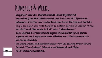 Vorschau - Stundenentwürfe - Präsentation: Fauvismus - Stundenentwurf / Lehrermaterial - Seite 2