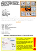 Vorschau - Stationenlernen - Halloween Games 8in1 - Seite 1