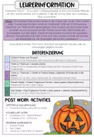 Vorschau - Stundenentwürfe - Halloween Lesespaziergang Englisch – Story Walk & Leseverstehen | 5-fach differenziert - Seite 1