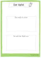 Vorschau - Stundenentwürfe - Apfel Forscherheft - Seite 3