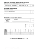Vorschau - Test - Orange Line 1 Unit 1 Vokabeltest / vocabulary test (reading corner + rooms) - Seite 1