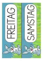Vorschau - Präsentationen/Tafelbilder - Hase / Hasenklasse Tagestransparenz und Tafelkalender - Seite 3