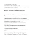Vorschau - Arbeitsblätter - Aufgaben zu Schaltungen 1 - Deckblatt