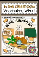 Vorschau - Arbeitsblätter - IN THE CLASSROOM - Vocabulary Wheel - Deckblatt