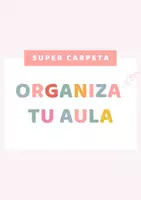 Vista previa - Decoración del aula - SUPER CARPETA "ORGANIZA TU AULA" (completa) - Portada
