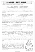 Vorschau - Arbeitsblätter - Halloween – Englisch, Past Simple, Grammatik, Arbeitsblatt, Past Tense, Simple Past, Halloween Story, Lückentext, Englischunterricht | Worksheet, Übungen, Klasse 6, 7, Sekundarstufe - Seite 1
