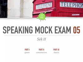 Vorschau - Präsentationen/Tafelbilder - Speaking Mock Exam Sek II - 05 - Seite 3