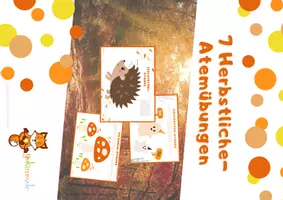 Vorschau - Mal- und Bastelvorlagen - Atemübungen im Herbst zum Entspannen - Seite 1