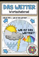 Vorschau - Arbeitsblätter - DAS WETTER - Wortschatzrad - Deckblatt